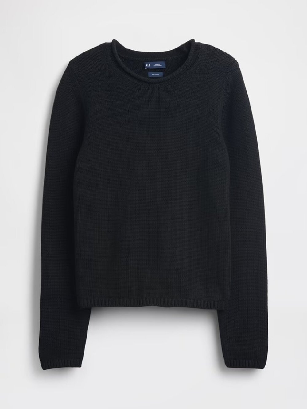 GAP | Women's 100% Cotton Black Rollneck Sweater